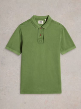 Load image into Gallery viewer, WHITE STUFF<BR>
Utility Polo<BR>
Dark Blue/ Washed Black<BR>
Deep Blue/ Dust Blue/ Mid Green<BR>