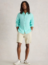 Load image into Gallery viewer, WHITE STUFF<BR>
Keswicl Line Shirt<BR>
Bright Blue/ Chambray Blue<BR>