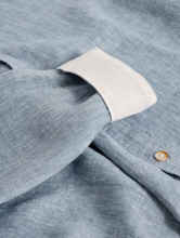 Load image into Gallery viewer, WHITE STUFF<BR>
Keswicl Line Shirt<BR>
Bright Blue/ Chambray Blue<BR>