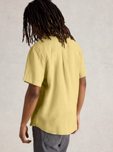 Load image into Gallery viewer, WHITE STUFF<BR>
Keswick Short Sleeve Shirt<BR>
Dark Navy, Light Green<BR>