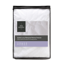 Load image into Gallery viewer, FINE BEDDING COMPANY<BR>
Quilted Luxury Waterproof Matresse Protector<BR>