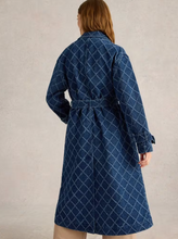 Load image into Gallery viewer, WHITE STUFF<BR>
Dori Denim Trench Coat<BR>
Denim<BR>