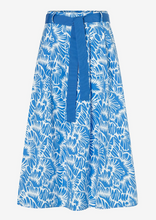 Load image into Gallery viewer, MORE AND MORE<BR>
Poplin Skirt<BR>
Blue<BR>