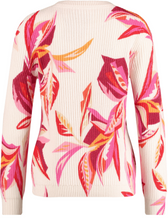 Load image into Gallery viewer, GERRY WEBER<BR>
Ripped Knit with Flower Pattern<BR>
Pink/White<BR>