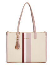 Load image into Gallery viewer, ALICE WHEELER<BR>
Amalfi Tote Stripe Bag<BR>
Pink<BR>