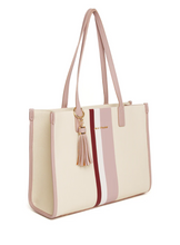 Load image into Gallery viewer, ALICE WHEELER<BR>
Amalfi Tote Stripe Bag<BR>
Pink<BR>