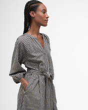 Load image into Gallery viewer, BARBOUR<BR>
Suri Midi Dress<BR>
Navy/Sand<BR>
