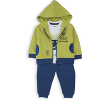 Load image into Gallery viewer, BABYBOL<BR>
Baby Boy 3 Piece Set<BR>
Lime<BR>