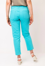 Load image into Gallery viewer, DOLCEZZA<BR>
Zip Pocket Slim Leg Jeans<BR>
Aqua, Navy, Orange, Royal, White<BR>
