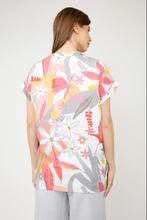 Load image into Gallery viewer, DOLCEZZA<BR>
Floral V-Neck Buttoned Top<BR>