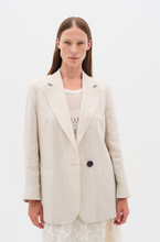 Load image into Gallery viewer, INWEAR<BR>
Yaiza Linen Blazer<BR>
Beige<BR>