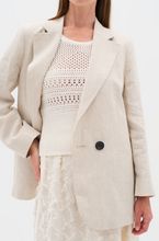 Load image into Gallery viewer, INWEAR<BR>
Yaiza Linen Blazer<BR>
Beige<BR>