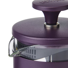 Load image into Gallery viewer, LA CAFETIERE<Br>
Pisa 3 Cup Cafetiere Wood Handle<BR>
Purple<BR>
