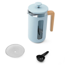 Load image into Gallery viewer, LA CAFETIERE<BR>
Pisa 8 Cup Wood Handle<BR>
Sky<BR>