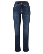Load image into Gallery viewer, MAC <BR>
Melanie Straight leg Jean <BR>
Black, Dark wash Denim <BR>