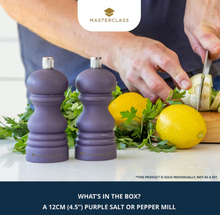 Load image into Gallery viewer, MASTERCLASS COOKWARE<BR>
Salt/Pepper Mill 12cm<BR>
Purple, Red, Sky, White<BR>