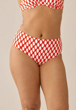 Load image into Gallery viewer, NATURANA<BR>
Polka Dot High Waist Bikini Set<BR>
Orange<BR>