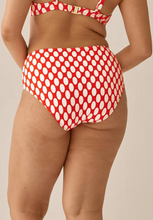 Load image into Gallery viewer, NATURANA<BR>
Polka Dot High Waist Bikini Set<BR>
Orange<BR>