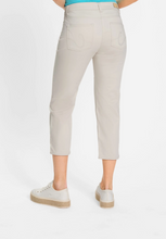 Load image into Gallery viewer, OLSEN<BR>
Mona Slim Leg Power Stretch Cropped Jeans<BR>
Stone<BR>