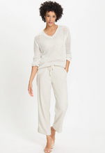 Load image into Gallery viewer, OLSEN<BR>
Mona Fit Pull-On Linen Blend Pants<BR>
Stone<BR>