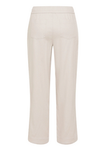 Load image into Gallery viewer, OLSEN<BR>
Mona Fit Pull-On Linen Blend Pants<BR>
Stone<BR>