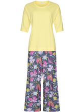 Load image into Gallery viewer, PASTUNETTE<BR>
Floral Pyjamas<BR>
Yellow<BR>