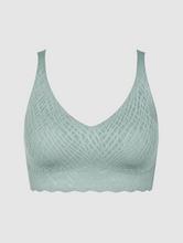 Load image into Gallery viewer, TRIUMPH<BR>
Sloggi Feel Bliss Bralette<BR>
Cacao, Turquoise, Heather<BR>