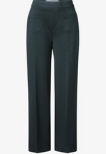 Load image into Gallery viewer, STREET ONE<BR>
Straight Leg Trousers<BR>
Hunter Green<BR>