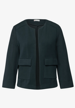 Load image into Gallery viewer, STREET ONE<BR>
Soft Silk Look Jacket<BR>
Hunter Green<BR>