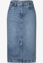 Load image into Gallery viewer, STREET ONE<BR>
Denim Skirt<BR>