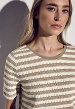 Load image into Gallery viewer, STREET ONE<BR>
Knitted Top<BR>
Safari Beige<BR>