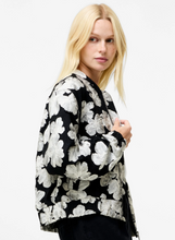 Load image into Gallery viewer, FRENCH CONNECTION<BR>
Lora Jacquard Jacket<BR>
Black/White<BR>