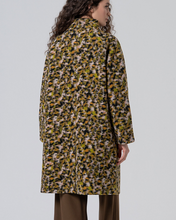 Load image into Gallery viewer, SURKANA<BR>
Animal Print Wool Coat<BR>
Green<BR>