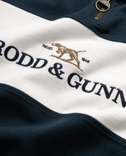 Load image into Gallery viewer, RODD & GUNN <BR>
Quarter Zip Sweatshirt<BR>
Navy<BR>