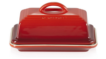 Load image into Gallery viewer, LE CREUSET<BR>
Butter Dish<BR>
Cerise<BR>