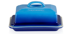 Load image into Gallery viewer, LE CREUSET<BR>
Butter Dish<BR>
Azure<BR>