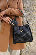 Load image into Gallery viewer, LUELLA GREY<BR>
Flora Handbag<BR>
Black<BR>