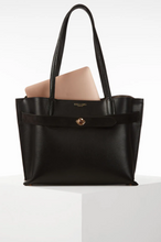 Load image into Gallery viewer, LUELLA GREY<BR>
Oriana Laptop Tote<BR>
Black<BR>