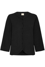 Load image into Gallery viewer, FRANSA<BR>
Bitte Cardigan<BR>
Black<BR>