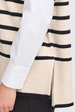 Load image into Gallery viewer, FRANSA<BR>
Bitte Knit Jumper<BR>
Stone<BR>