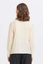 Load image into Gallery viewer, FRANSA<BR>
Blondie Blouse<BR>
Cream<BR>