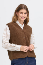 Load image into Gallery viewer, FRANSA<BR>
Gwynne Waistcoat<BR>
Cocoa<BR>