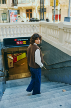 Load image into Gallery viewer, FRANSA<BR>
Gwynne Waistcoat<BR>
Cocoa<BR>