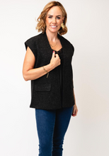 Load image into Gallery viewer, FRANSA<BR>
Minta Waistcoat<BR>
Charcoal<BR>