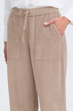 Load image into Gallery viewer, FRANSA<BR>
Salomi Cord Trousers<BR>
Sand<BR>