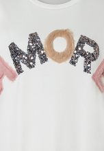 Load image into Gallery viewer, MORE AND MORE<BR>
Sweatshirt with "Amore"<BR>
Cream<BR>