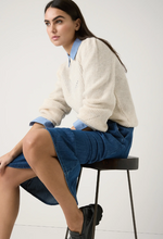 Load image into Gallery viewer, MORE AND MORE<BR>
Ribbed Knit Jumper<BR>
Cream<BR>