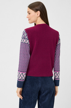 Load image into Gallery viewer, OLSEN<BR>
Sleeveless Blend Vest Knit<BR>
Orchid<BR>