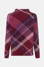 Load image into Gallery viewer, OLSEN<BR>
Sweater with Panel Pattern<BR>
Orchid<BR>