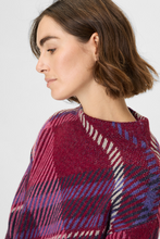 Load image into Gallery viewer, OLSEN<BR>
Sweater with Panel Pattern<BR>
Orchid<BR>